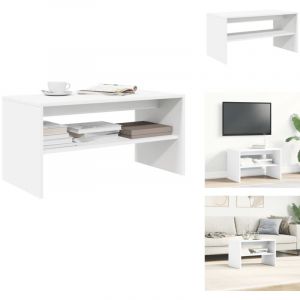 Meuble TV blanc 60x40x40 cm bois d'ingénierie - Meuble TV - Meubles TV - Unité TV - Meuble De Télévision