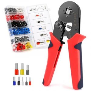 Largeight - Pince à Sertir, Pince a Sertir Cosse Electrique, Cosses electriques a Sertir 0.25-10mm²- Pince Sertir Cosse pour Installations