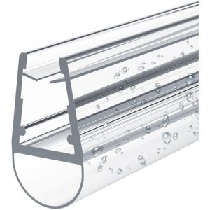 Joint de douche pour 7-8mm de verre Joint de douche en pvc porte de douche ou cabine de douche joint, mod&egrave;le 1, 80cm 1 pi&egrave;ce - Emke