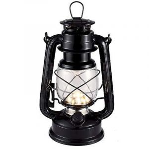 [JAMAIS UTILIS&Eacute;] Lanterne temp&ecirc;te &agrave; LED &agrave; piles avec variateur d'intensit&eacute; Blanc chaud 150 lm Pour int&eacute;rieur ou ext&eacute;rieur, noir