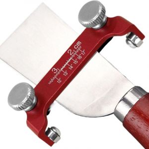 Gabarit d'aff&ucirc;tage de rabot &ndash; Guide d'aff&ucirc;tage de rabot avec fixation d'angle d'aff&ucirc;tage &ndash; Gabarit d'aff&ucirc;tage en acier inoxydable pour burin &agrave; bois