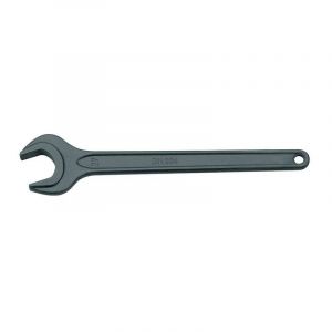 Clé plate simple 894 ouv. de clé 90 mm l. 690 mm gris acier avec trou d'accrochage