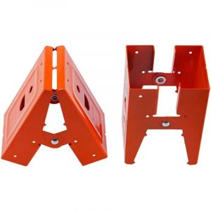 Supports de tréteaux de sciage polyvalents en métal avec poignée antidérapante pour projets et construction, pinces réglables pour établis