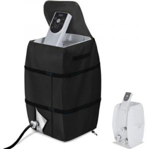 Housse de Chauffage pour Spa, 42 x 38 x 54 cm, &eacute;tanche, abri pour Spa, auvent Pliable et r&eacute;glable avec Cordon de Serrage et Boucle, Housse de Spa