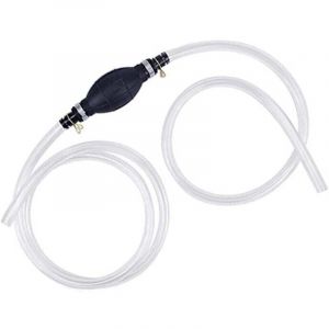 Ulisem Pompes manuelles, pompes de transfert, pompe à essence manuelle, avec tuyau de siphon portable de 2 m, pompe de vidange de carburant portable,