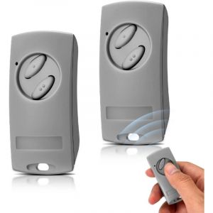 T&eacute;l&eacute;commande 433,92 MHz Compatible avec ECOSTAR RSE2 RSC2 RSZ1,T&eacute;l&eacute;commande Portail pour Hormann EcoStar Liftronic 500/700/800 pour Portronic