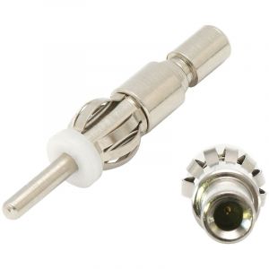 Adaptateur d'antenne DIN Chevrolet, Chrysler, Ford, Opel DIN DROIT (COURT)