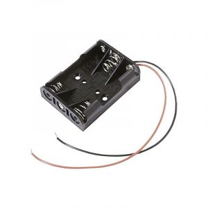 MPD - BC3AAAW Support de pile 3x LR3 (aaa) raccordement par fils (l x l x h) 52 x 38 x 14 mm X775061