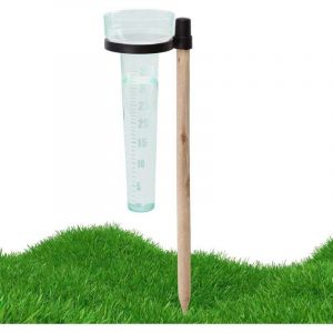 Pluviom&egrave;tre, 1 pi&egrave;ce Pluviom&egrave;tre en plastique avec support pour mesurer la pluie pour le jardin, l'ext&eacute;rieur, la cour