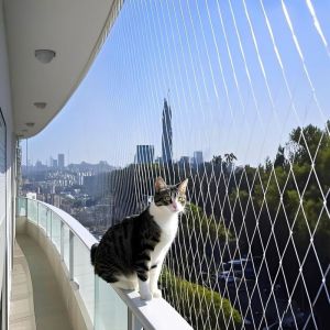 1pcs Filet de protection pour chat de balcon 10x3m, filet de protection pour oiseaux, filet de protection pour chat en nylon, filet de jardin