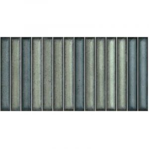 Mosa&iuml;que en gr&egrave;s c&eacute;rame LITTLE BARS - Wear - Brillant - bo&icirc;te de m2