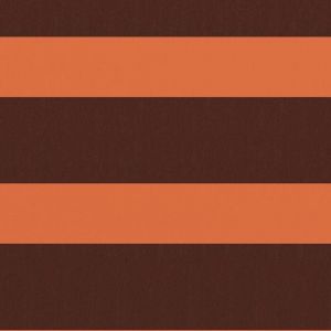 &Eacute;cran de balcon，Brise Vue de terrasse，Toile de Balcon Orange et marron 75x300 cm Tissu Oxford CFW209610