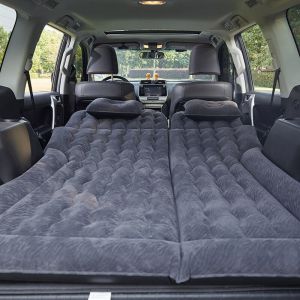 Matelas Gonflable de Voiture, Lit Gonflable pour Si&egrave;ge Arri&egrave;re de SUV avec Pompe &agrave; Air et Oreillers, Matelas Pneumatique de Voiture pour Voyage,
