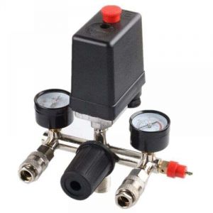 XVX Régulateur de Pression avec pressostat pour compresseur Pressostat 2 afficheurs-Filtre et régulateur de compresseur