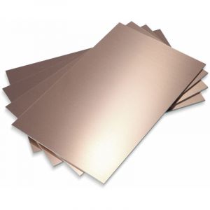 PCB photor&eacute;sistant BUNGARD, FR4 210x300x1.5 35/00, simple face.