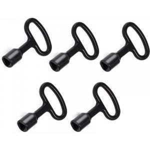 5Pcs Cl&eacute; Triangulaire en M&eacute;tal, Cl&eacute; Triangulaire, Cl&eacute; de la Bo&icirc;te du Compteur, Cl&eacute; de Compteur Gaz, pour Armoire de Compteur &Eacute;lectrique &agrave; Eau de Gaz