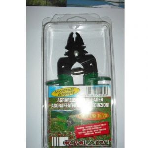 Cavatorta - centrale brico Agrafeuse manuel vert pour grillage 16/20 cm