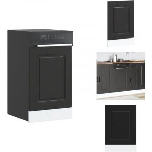 Panneau de lave-vaisselle Kalmar noir 45x1,5x67 cm - Panneau De Lave-vaisselle - Panneaux De Lave-vaisselle - Panneau Avant De Lave-vaisselle