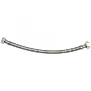 Mateu - Flexible sanitaire 50cm ff 20x27 DN13 tresse/douille inox écrou laiton 1p