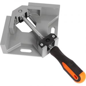 Serre-joint &agrave; angle droit &agrave; poign&eacute;e unique, serre-joint en alliage d'aluminium &agrave; 90&deg;, m&acirc;choires rotatives r&eacute;glables, outil de travail du bois, &eacute;tau