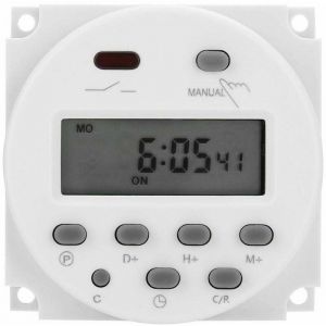 12V Mini lcd Numérique lcd Puissance Programmateur Hebdomadaire Commutateur de Relais Minuterie Numérique Commande de Minuterie de Puissance avec