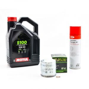 Kit Entretien Vidange pour BMW R 1150 RT de 2000 &agrave; 2006 - MOTUL 5100 15W50 4L