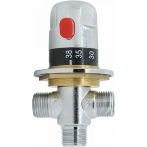 Lablanc - Tigrezy vanne thermostatique 3 voies mitigeur thermostatique douche bain 1/2 pouce