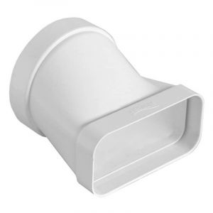 Joint horizontal pour la transition du tube rond au tube rectangulaire