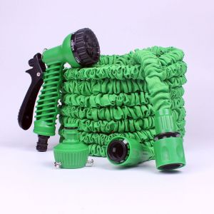 Tuyau D'arrosage Extensible 52.5M/175FT Tuyau d'arrosage Flexible Tuyau R&eacute;tractable Raccords avec 7 Fonction Pistolet pour Irrigation et Nettoyage du