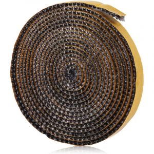 Joint de Chemin&eacute;e Autocollant, 3mm x 1cm x 3m Joint Fibre Verre Plat Joint de Po&ecirc;le &agrave; Bois Joint pour Insert de Chemin&eacute;e pour Po&ecirc;les de Chemin&eacute;e