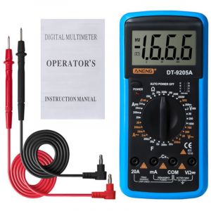 ANENG DT9205A multim&egrave;tre num&eacute;rique &agrave; plage automatique multim&egrave;tre AC/DC testeur de Transistor &eacute;lectrique NCV testeur analogique professionnel