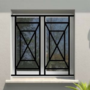 DMS - Grille de Defense Adour pour Fenetre h= 125 cm x l= 100 cm (c&ocirc;te tableau)