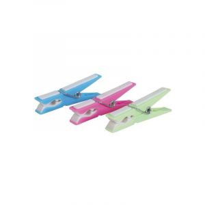 Pack pinzas de ropa Habitex talla 24 piezas plástico.
