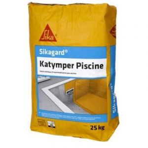 Enduit &eacute;tanch&eacute;it&eacute; piscine KATYMPER antracite - sac de 25kg - SIKA