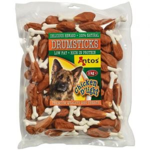 Collations pour chiens pilons de poulet 1 kg offre exclusive