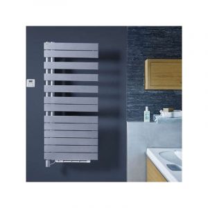 Sèche-serviette Soufflant Acova regate Twist + Air électrique pivot à gauche 2000W (1000W+1000W) TXCL100-055IFS - Blanc 603 - ral 9016