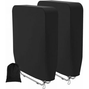 Nazalus-Vente chaude-2pcs Housse Chaise Pliante Bain de Soleil Jardin Durable,Couverture Transat Fauteuil Relax Pliable Ext&eacute;rieur Imperm&eacute;able,B&acirc;che