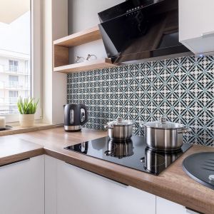 Sticker Mural Carrelage adh&eacute;sif Cuisine Salle de Bain - 9 stickers carreaux de ciment azulejos laelia - 9stickers15x15cm