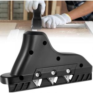 ZVD-Rabot d'Angle Triple Rabot Plaquiste &agrave; Chanfreiner 3 Lames Trap&egrave;zes 52/0,50 mm