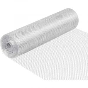 Wiltec - Grillage de voli&egrave;re Acier Galvanis&eacute; &ndash; Mailles 6,3 m Hauteur 1 m Longueur 10 m Fil &oslash; 0,5 mm &ndash; Lapin Grillage &agrave; poule Grillage animaux