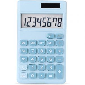 Mini calculatrices, Calculatrice de Poche, Batterie solaire &agrave; 8 Chiffres, Calculatrice de Bureau pour Le Bureau, la Maison et l'&eacute;cole Calculatrice