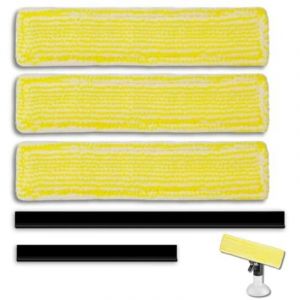 Pi&egrave;ces de rechange pour aspirateur de vitres K&auml;rcher, tampons de rechange haute performance de nettoyage et l&egrave;vres de rechange pour Wv2 Wv5