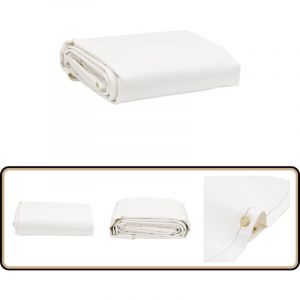 Bâche blanc ø 2,6 m 600 /m² - Bâche De Protection - Bâche Imperméable - Bâche Solide - Bâche Extérieure - Bâche Universelle