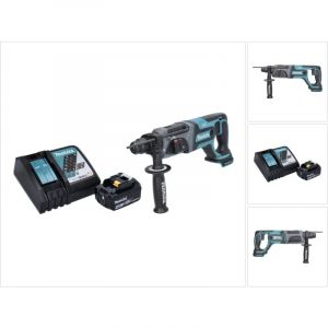 Makita DHR 241 RM1 Perforateur sans fil 18V 2,0J + 1x Batterie 4.0Ah + Chargeur rapide - sans Makpac