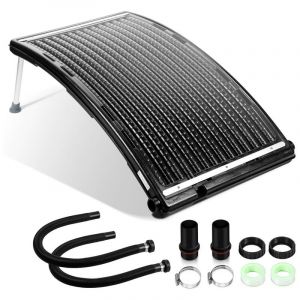 Swanew chauffage solaire pour piscine Chauffage Piscine Hors Sol raccord de tuyau ø 38 mm chauffage piscine 110 x 69 x 14 cm