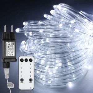 Wolketon 30 M&egrave;tres LED Tube Lumi&egrave;re lumineux. LED Tubes lumineux Ext&eacute;rieur et Int&eacute;rieure pour Jardin. No&euml;l. Mariage. F&ecirc;te.Salle de S&eacute;jour. LED Tuyau