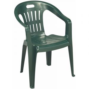 Progarden - Piiona Pionnable de chaise en r&eacute;sine ext&eacute;rieure DarkOliveGreen - DarkOliveGreen