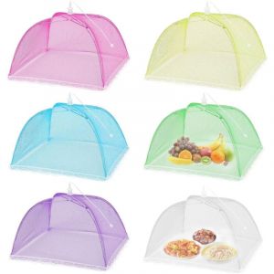 Cloche Alimentaire Pliable, 6 Pi&egrave;ces Cloches Alimentaires, Cloche &agrave; Fruits Anti Moucherons, Cloche a Fruits, Protege Fruits Contre Moucherons