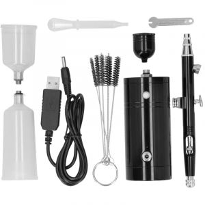 Kit aérographe G11 pompe à action unique rechargeable stylo de pulvérisation intégré portable Mini ensemble de traitement compresseurs d'air outils