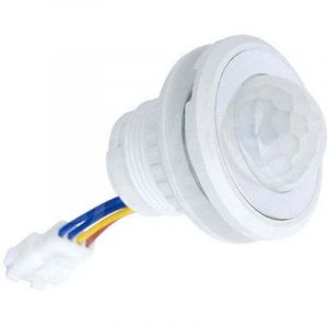 Mini d&eacute;tecteur de Mouvement pir 110&deg; pour Montage int&eacute;rieur/ext&eacute;rieur i Capteur IP65 i D&eacute;tecteur de Mouvement encastr&eacute; 85-265V Petit, avec